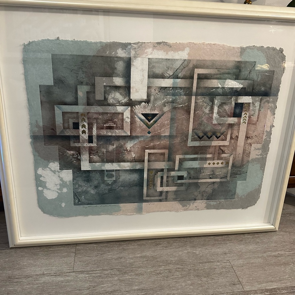BRUCE WEINBERG “Mythical Interlude “ Hand Signed #19/125 Framed 1988